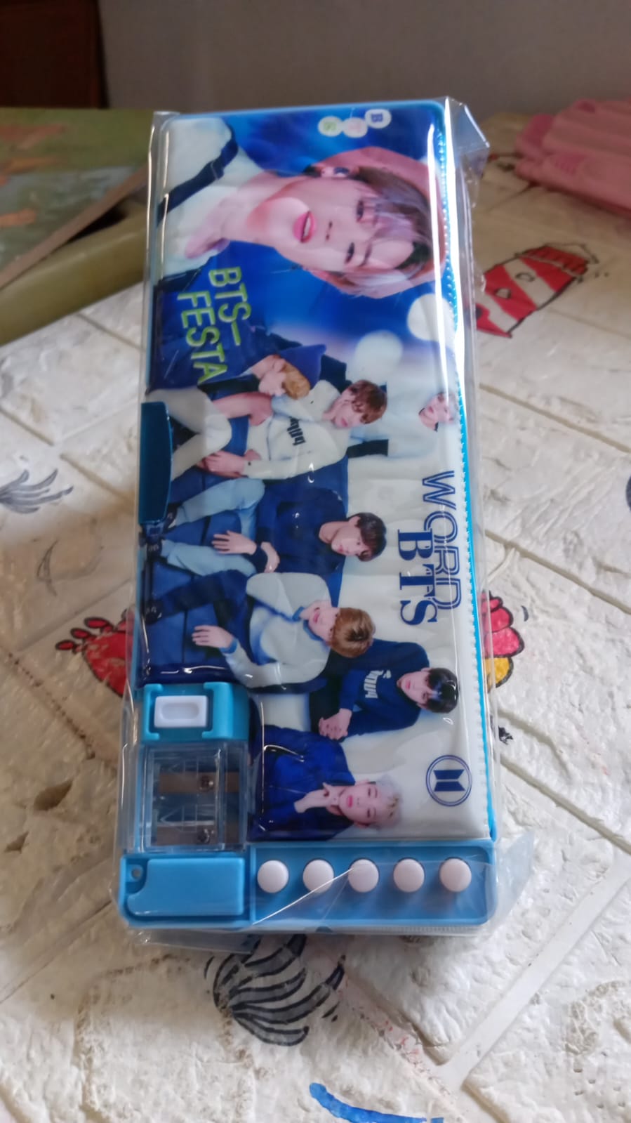 Multipurpose Compass Box (2 Compartments): Cartoon Pencil Case for Kids Multipurpose Compass Box (2 Compartments): Cartoon Pencil Case for Kids